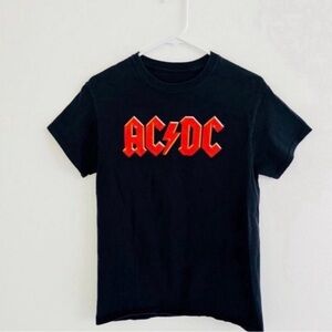 AC/DC Sparkle Logo Tee Small
